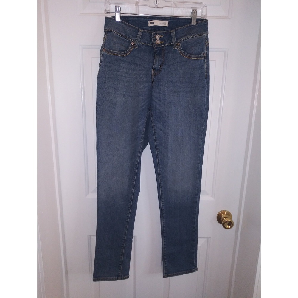 Levi's 529 Skinny Leg. Skinny Curvy Mid Rise Stretch Jeans Size 6M/28